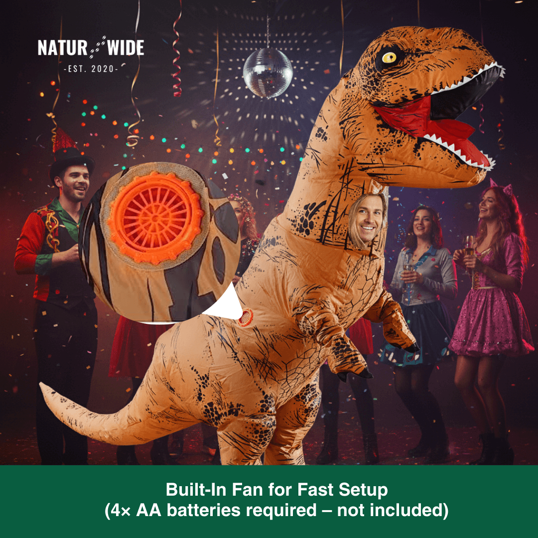 Inflatable T-Rex Costume – Dinosaur Suit (Adults & Kids)