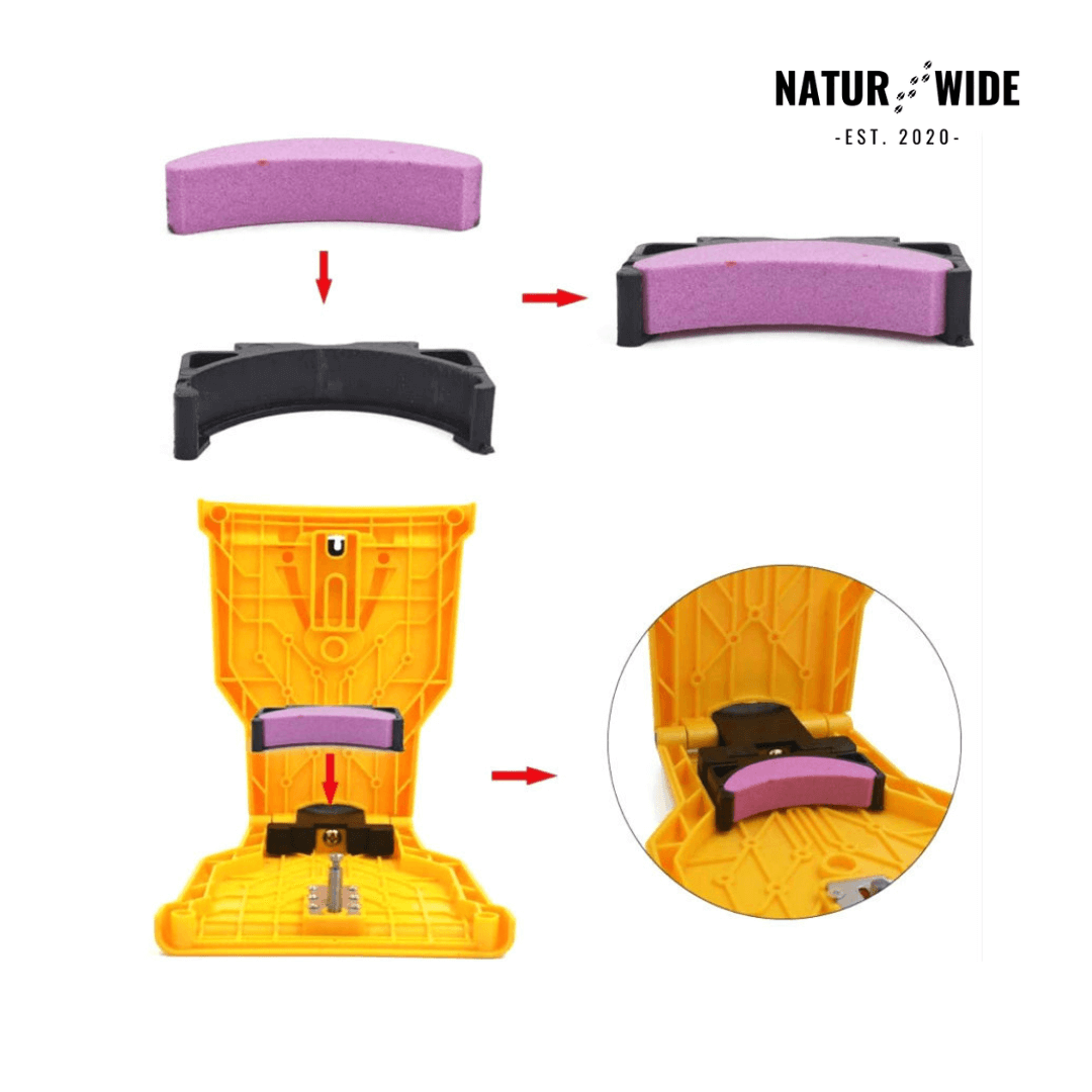 Universal Chainsaw Teeth Sharpener – Fast & Portable (14-20 Inch)