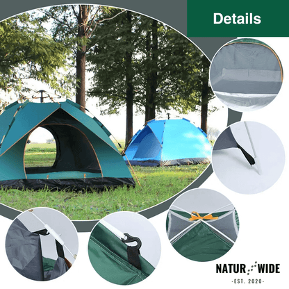 Naturwide Outdoor Tent - Automatic setup in 3 seconds