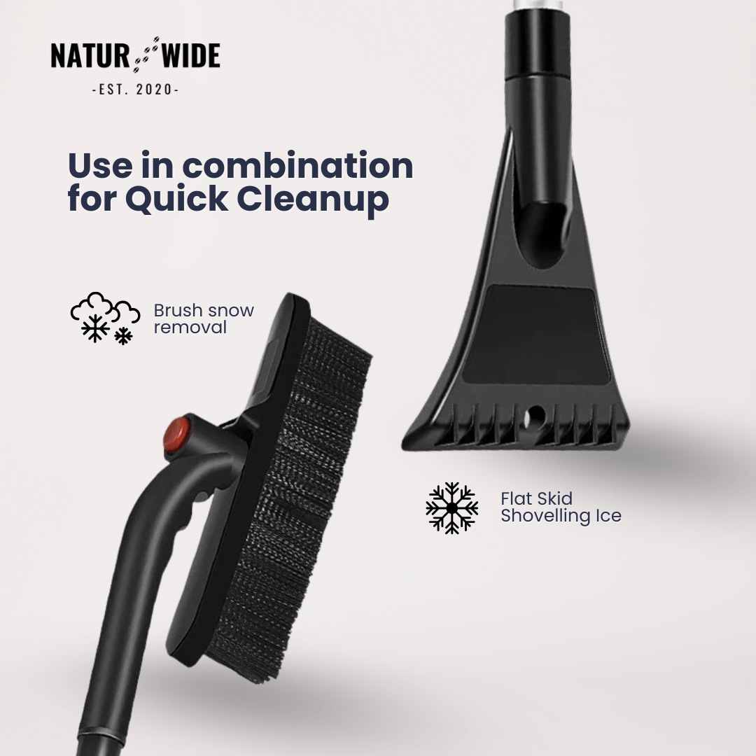 Extendable Snow Shovel & Ice Scraper