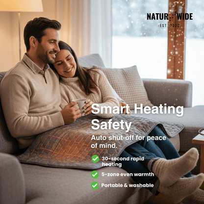 USB Heated Sleeping Mat – 5-Zone Camping Mattress Pad (78" x 24")