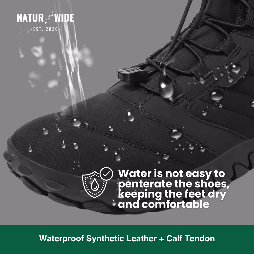 Winter Snow Boots – Warm, Fur-Lined Barefoot Shoes for Men & Women