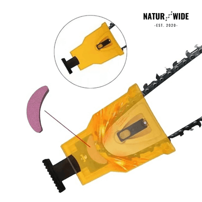 Universal Chainsaw Teeth Sharpener – Fast & Portable (14-20 Inch)