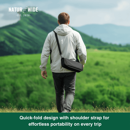 Foldable Camping Stool – Lightweight, Portable & Durable with Carry Bag for Travel