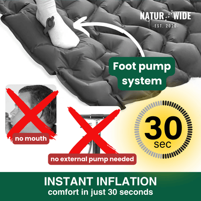 Ultralight sleeping mat – ideal for any adventure on the go