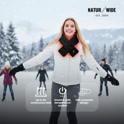 Electric Heated Scarf – USB Washable Thermal Neck Warmer