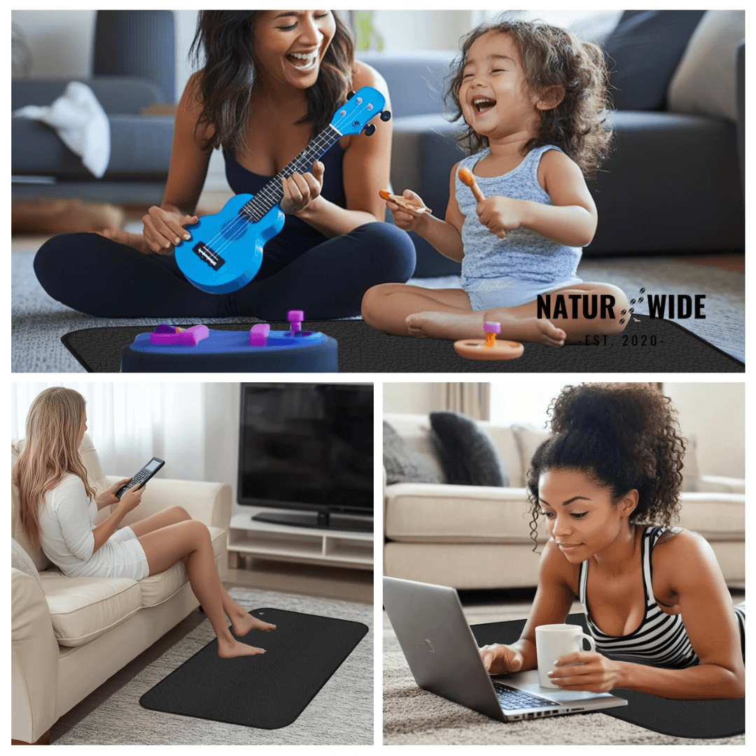 Grounding Mat for Sleep, Pain Relief & Wellness – Indoor Earthing
