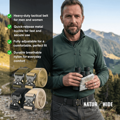 Tactical outdoor belt - your reliable companion in every situation 