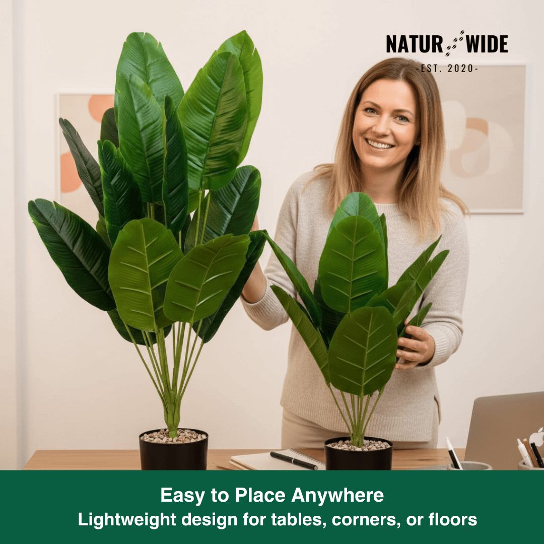 Large Artificial Palm Tree – Real Touch Banana Plant