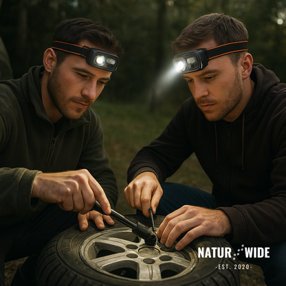 Extreme Headlamp – Ultra-light, Rechargeable &amp; Motion Sensor