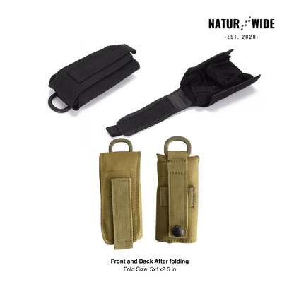 Tactical MOLLE Foldable Water Bottle Pouch
