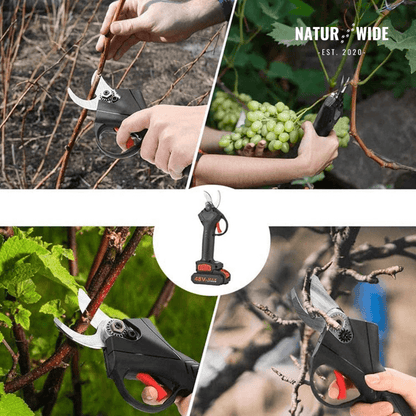 Cordless Electric Pruning Shears – 1.2" Cutting Capacity (2 Batteries)