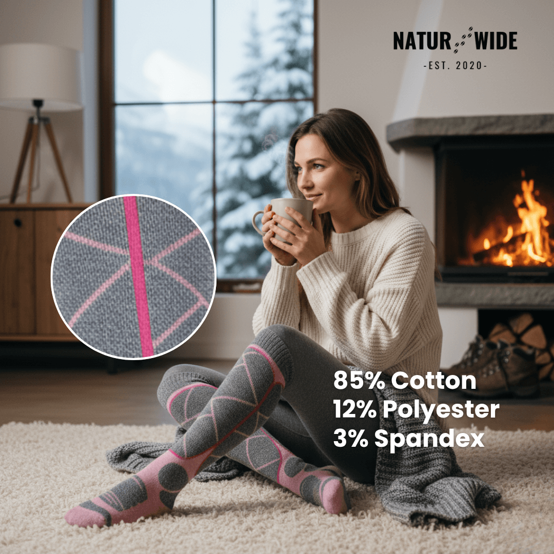 Heated Socks – Rechargeable 6000mAh - Winter Sports & Outdoor Warmth