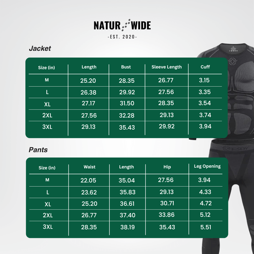 Men’s Thermal Compression Underwear Set