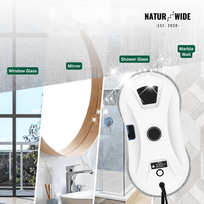Ultra Thin Window Cleaning Robot with Remote Control