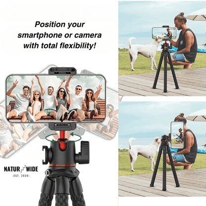 Flexible Octopus Tripod – Versatile for Camera &amp; Smartphone