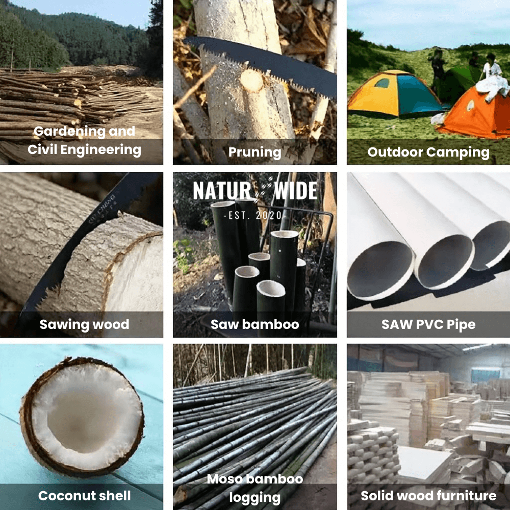 Folding outdoor saw for camping &amp; garden