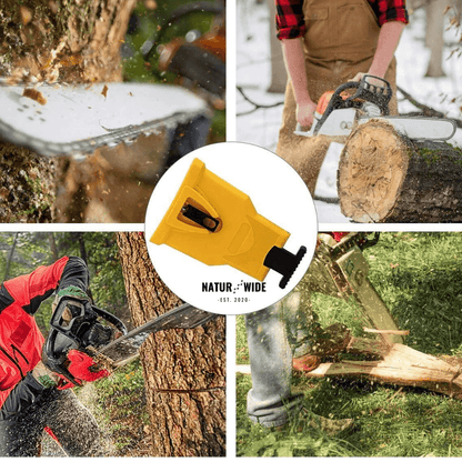 Universal Chainsaw Teeth Sharpener – Fast & Portable (14-20 Inch)