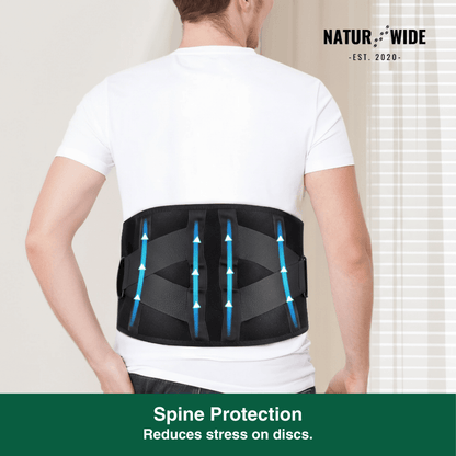 Back Massage Belt – Heating Pad, Vibration &amp; Red Light Therapy