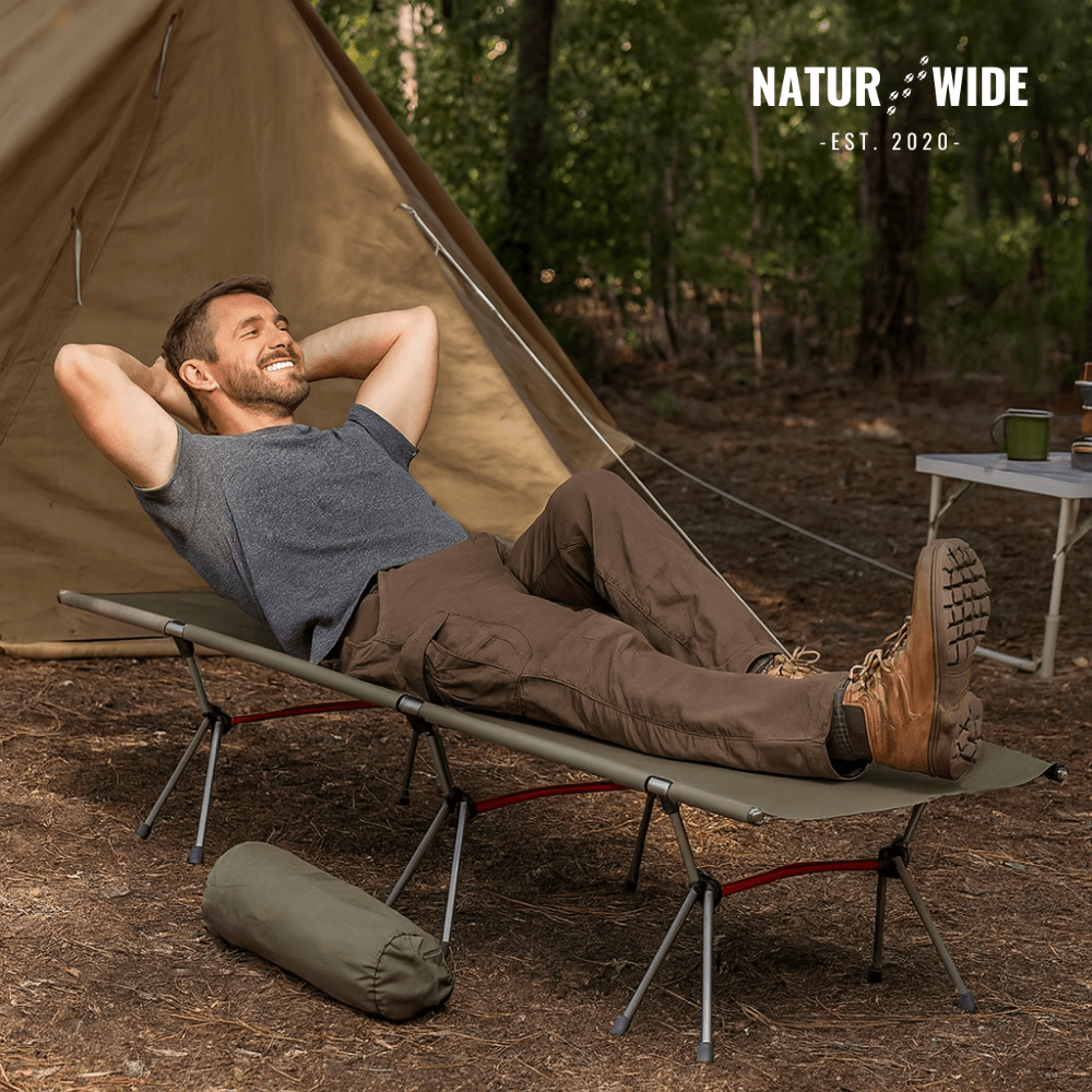 Naturwide Outdoor Camp Bed – Ultralight &amp; Foldable