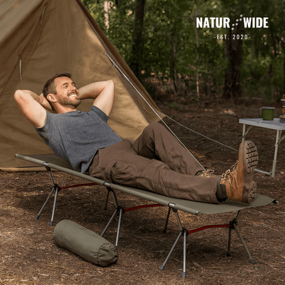 Naturwide Outdoor Camp Bed – Ultralight &amp; Foldable