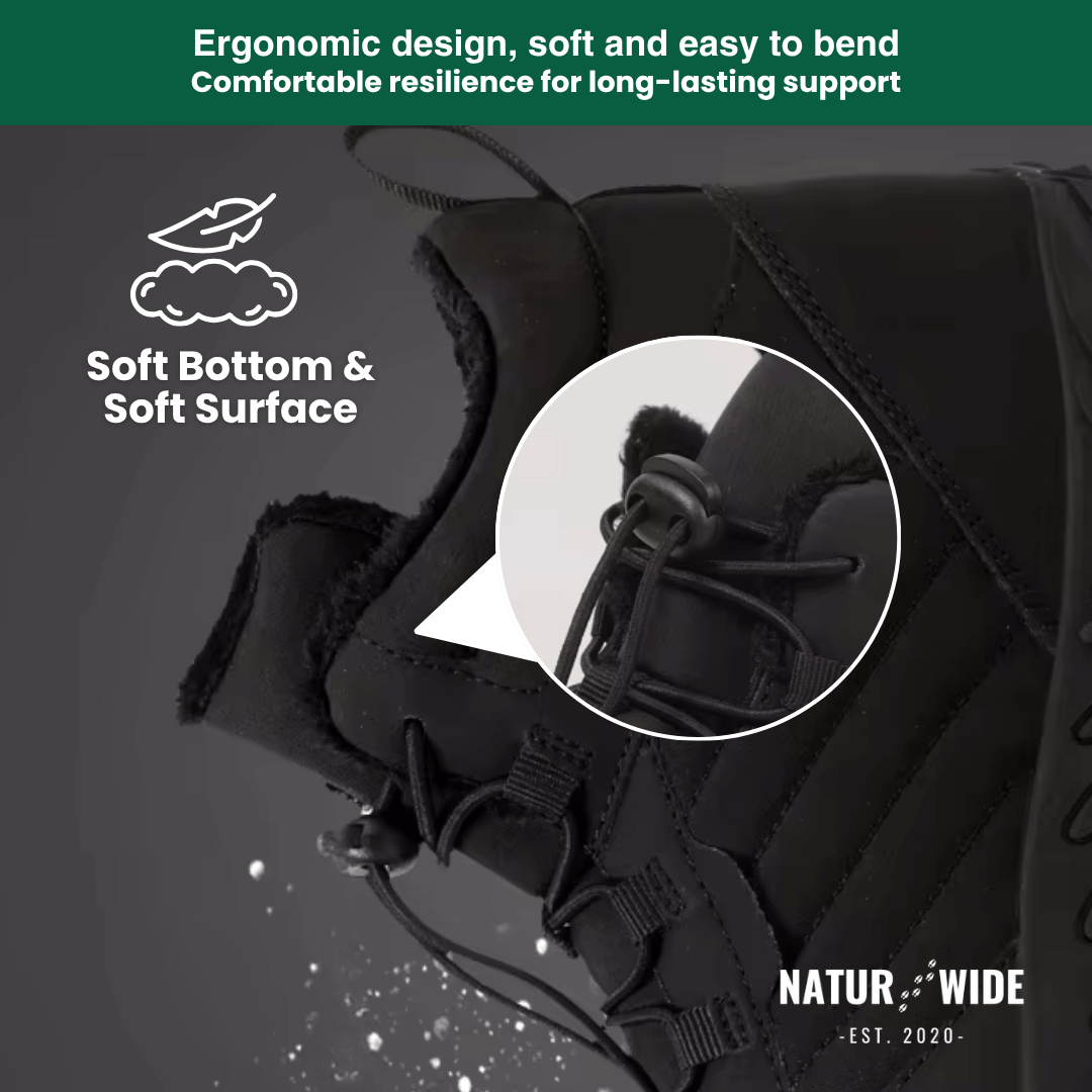Winter Snow Boots – Warm, Fur-Lined Barefoot Shoes for Men & Women