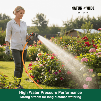 Garden Hose Nozzle 8-in-1 – Non-Slip & Versatile