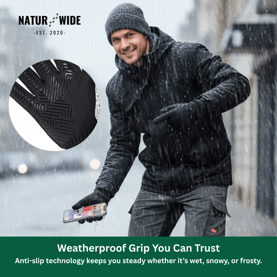Winter Outdoor Sport Gloves – Touchscreen, Windproof & Anti-Slip Gloves