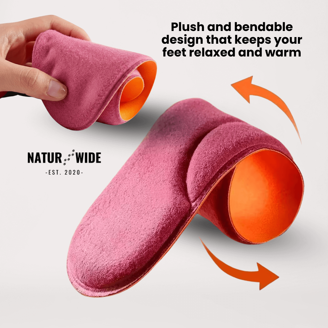 Winter Self-Heating Insoles – Memory Foam, Fur & Extra Warm Shoe Inserts