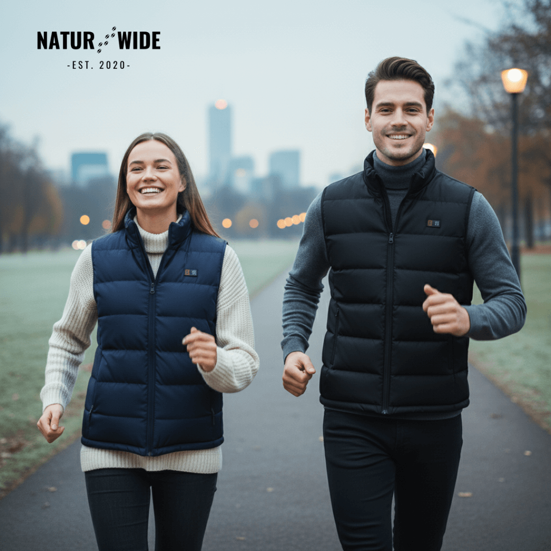 Heated Vest – 9 Heating Zones, USB Rechargeable & Waterproof
