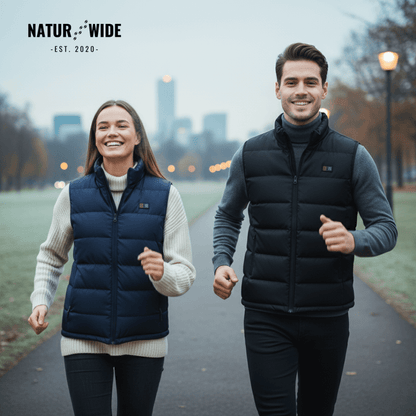 Heated Vest – 9 Heating Zones, USB Rechargeable & Waterproof