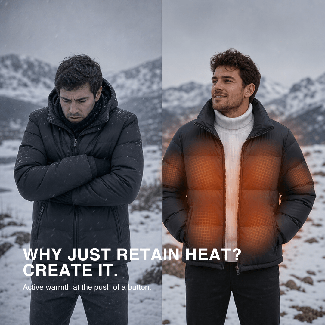Naturwide Heated Winter Jacket – 6 Heating Zones, Waterproof &amp; Extra Warm for Men and Women