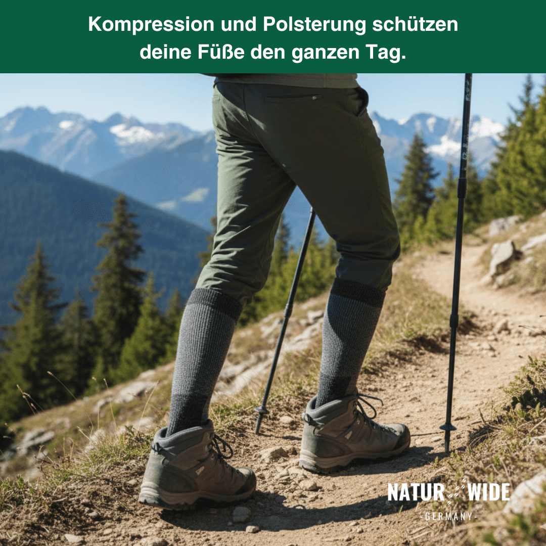 Naturwide Merino Wool Socks – 3-Pack for Men & Women