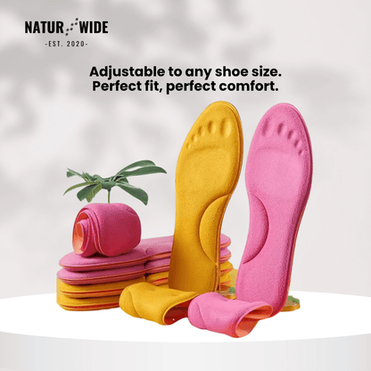 Winter Self-Heating Insoles – Memory Foam, Fur & Extra Warm Shoe Inserts