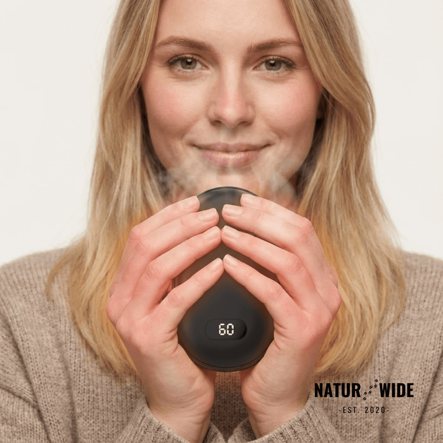 Double-Heat Hand Warmer – Rechargeable Pocket Warmer