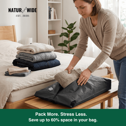 Vacuum Compression Packing Bags – Travel & Storage Organizer