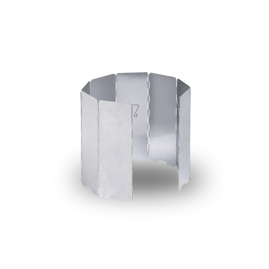 Ultralight 9-Plate Foldable Camping Stove Windshield