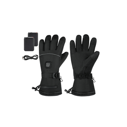 Heated Gloves – 3 Heat Levels, Waterproof & Windproof