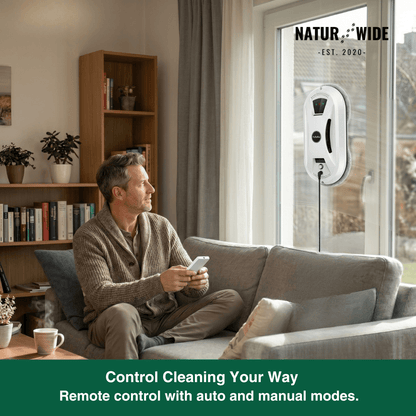 Ultra Thin Window Cleaning Robot with Remote Control
