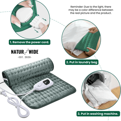 Electric Heating Blanket – Heat Pad for Back, Belly & Legs with 6 Temperature Levels