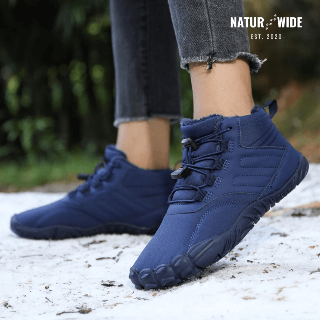Winter Snow Boots – Warm, Fur-Lined Barefoot Shoes for Men & Women