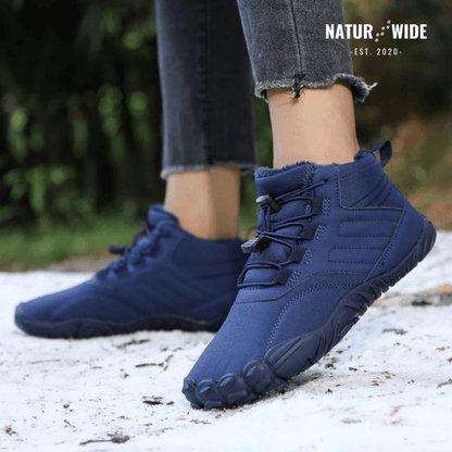 Winter Snow Boots – Warm, Fur-Lined Barefoot Shoes for Men & Women