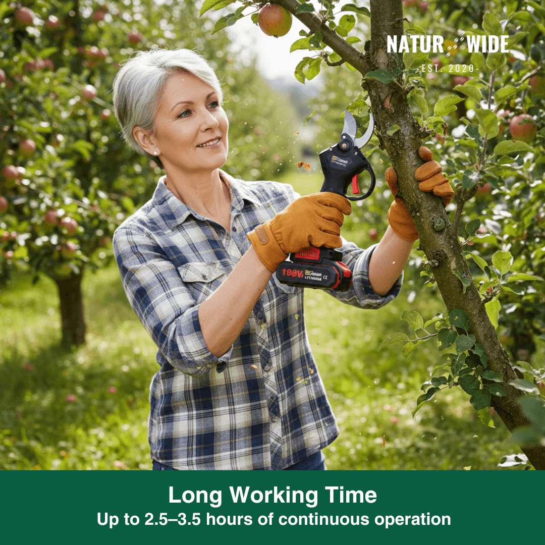 Cordless Electric Pruning Shears – 1.2" Cutting Capacity (2 Batteries)