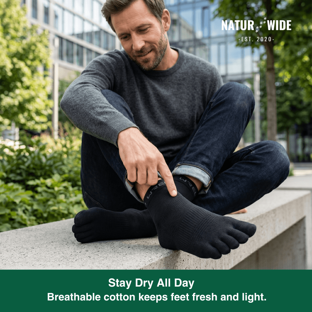 Split-Toe Sports Socks – Quick-Dry Running & Cycling