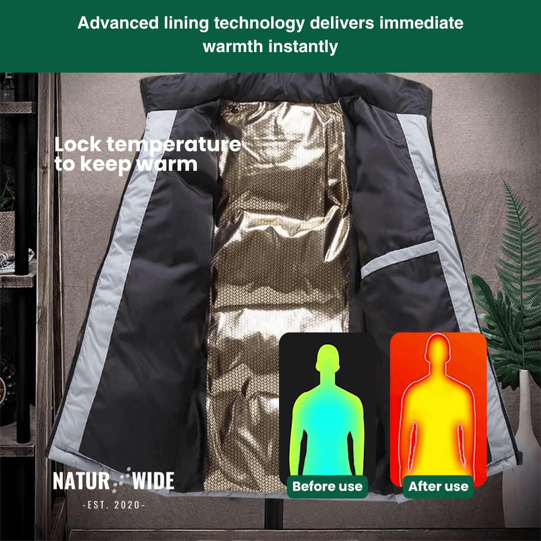 Naturwide Heated Winter Jacket – 6 Heating Zones, Waterproof & Extra Warm for Men and Women