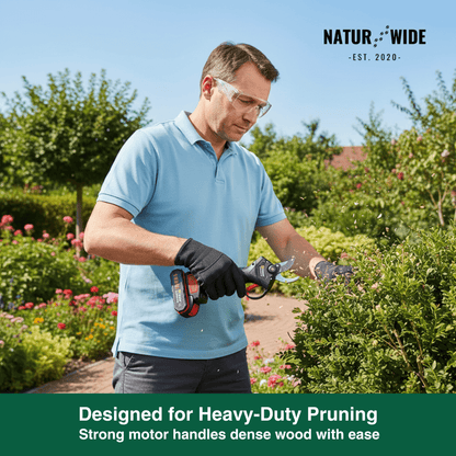 Cordless Electric Pruning Shears – 1.2" Cutting Capacity (2 Batteries)