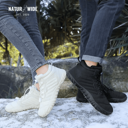 Winter Snow Boots – Warm, Fur-Lined Barefoot Shoes for Men & Women