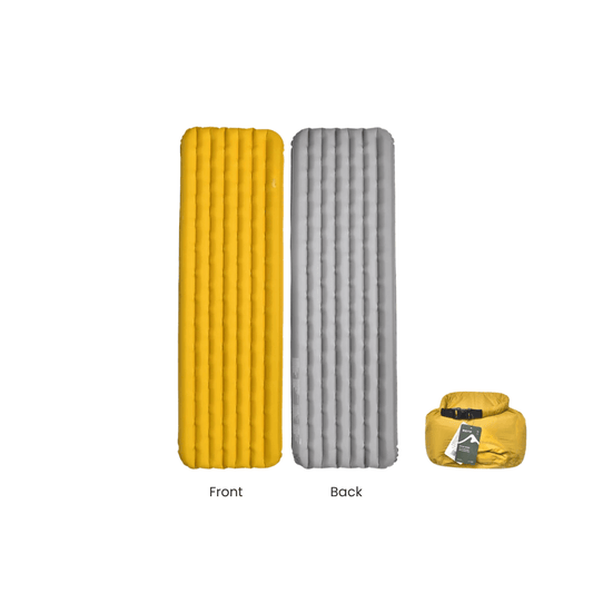 NaturWide 7.6R Camping Sleeping Pad – Ultralight, Self-Inflating & Double-Reinforced