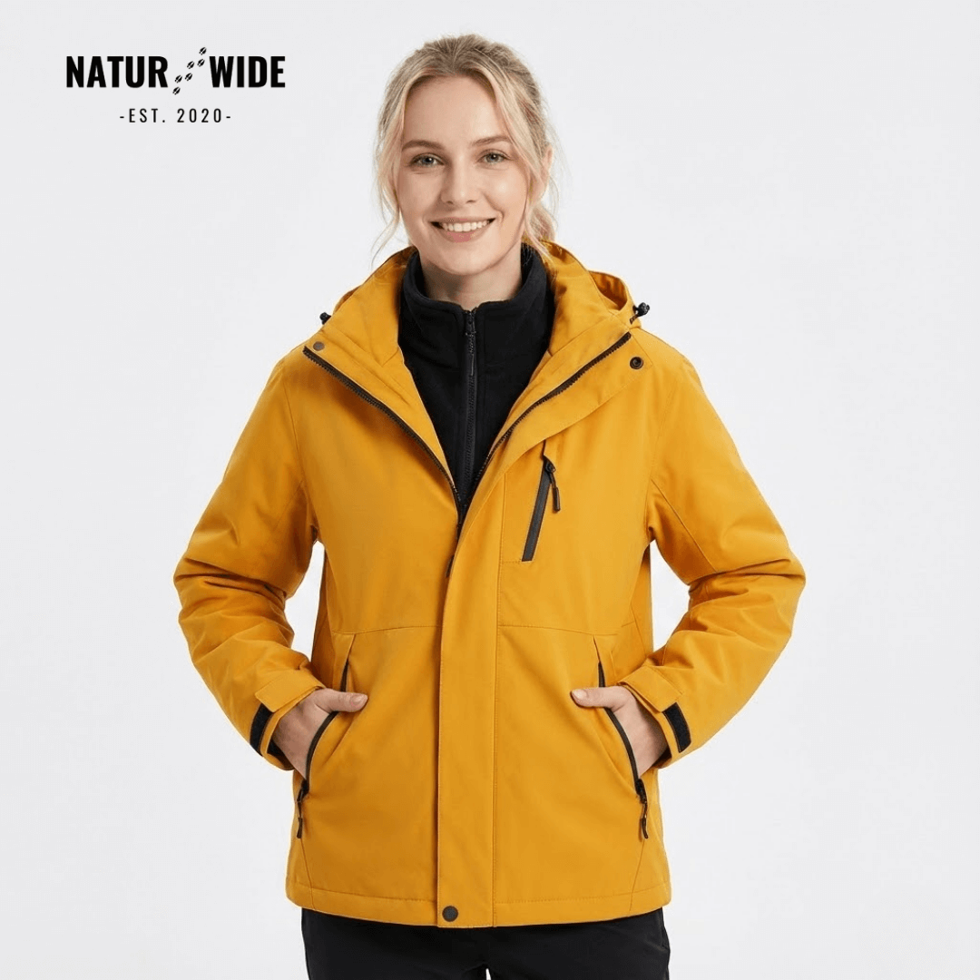 Women's 3-in-1 Waterproof Rain Jacket