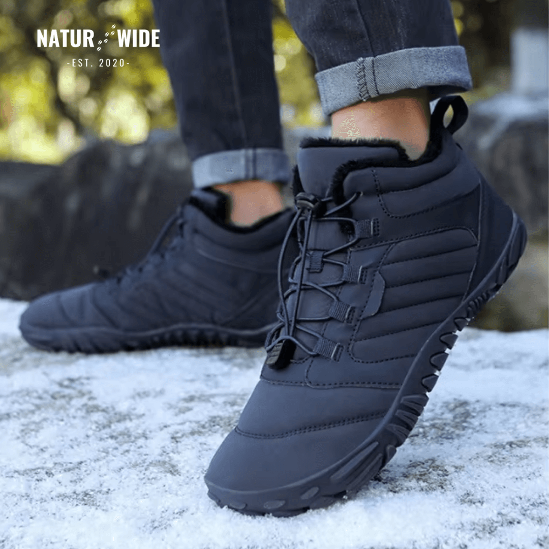 Winter Snow Boots – Warm, Fur-Lined Barefoot Shoes for Men & Women